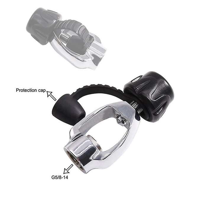 300Bar 4500Psi DIN to Yoke Regulator Adapter Scuba Diving Tank High Pressure Filling Valve Din Stat