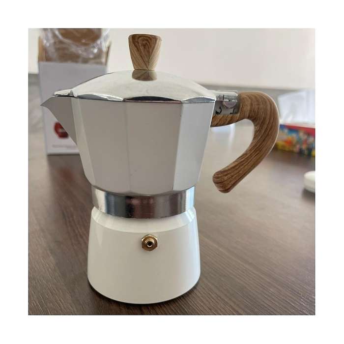 300ml Vintage Wooden Handle Espresso Maker Moka Pot Classic Italian Cafe Tools Kitchen Cafe Accesso