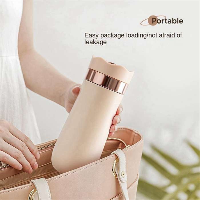 304 Stainless Steel Big Capacity Portable Tea and Water Separation Cup Coffee French Press