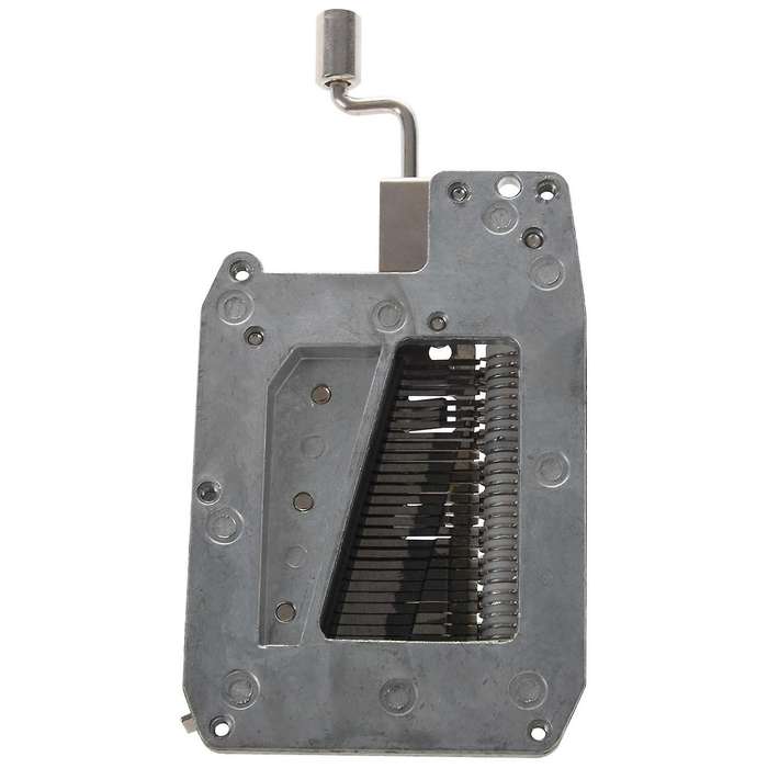 30-note Tapes Hand Crank Music Mechanical Musical Box with Hole Puncher 3 Strips Tapes Create Your O