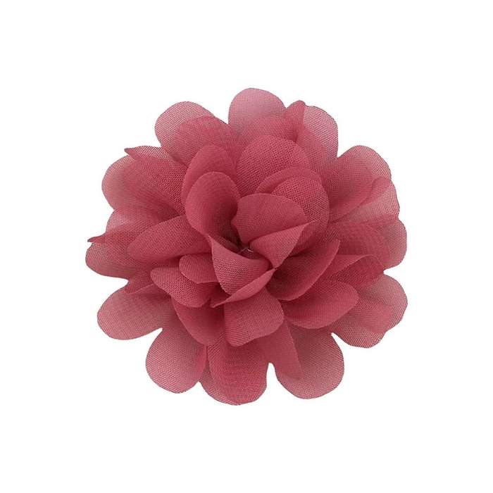 30PCS 7CM Chiffon Gauze Flower Artificial Fabric Silk Flower Head for DIY Wedding Party Home Floral