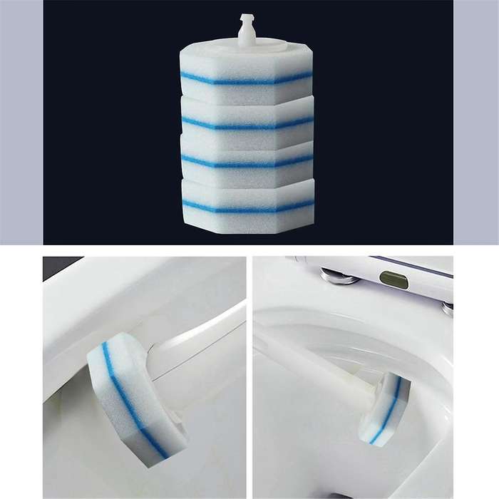30Pcs Disposable Toilet Cleaning Syste Disposable Toilet Flushable Refill Brush