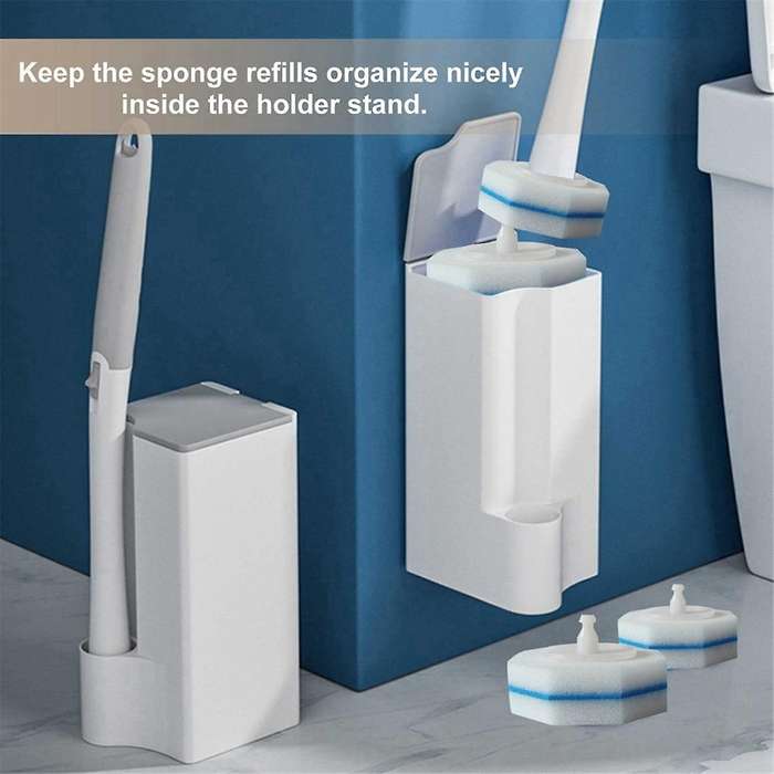30Pcs Disposable Toilet Cleaning Syste Disposable Toilet Flushable Refill Brush