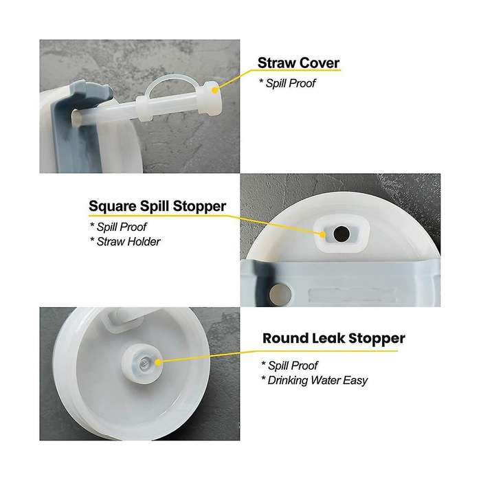 30pcs Silicone Anti-overflow Plug, Cup Lid Suction Cap Accompanying Cup Silicone Suction Cap Anti-le