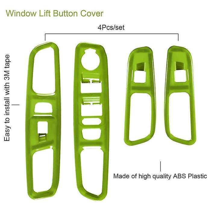 31Pcs Car Interior Accessories Decoration Set for 2015-2020 (Green)