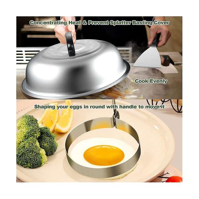 31pcs Griddle Accessories Kit, Flat Top Grill Accessories Set for Blackstone and , Grill Spatula Se