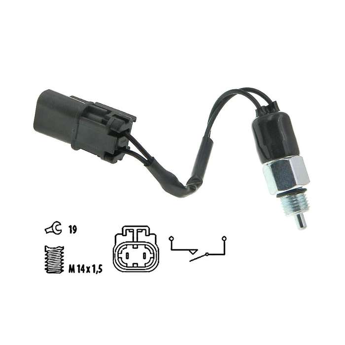 32005-21u1b 3200521u1b Reverse Light Switch for 240sx 300zx D21 200sx