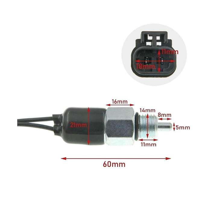 32005-21u1b 3200521u1b Reverse Light Switch for 240sx 300zx D21 200sx