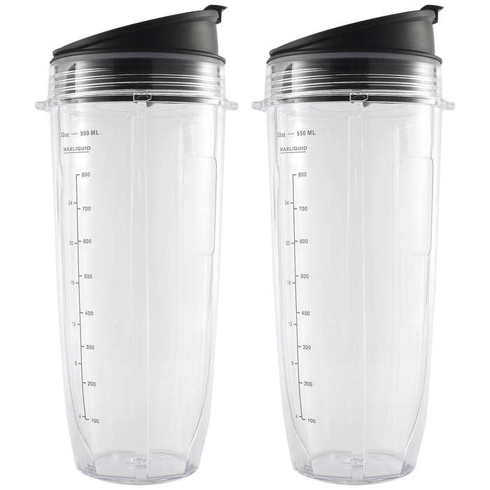32-ounce Cup with Sealed Lid Ninja and Accessories for Auto-iq 1000w and Dual Blender