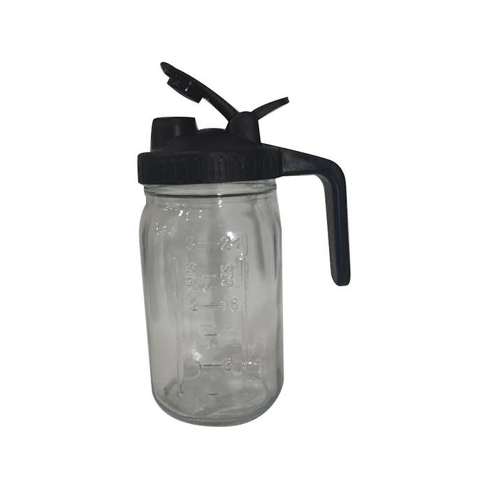 32oz Mason Jar Pour Spout Lid -glass Pitcher with Lid ,breast Milk Pitcher,seal for Juice,milk,coffe