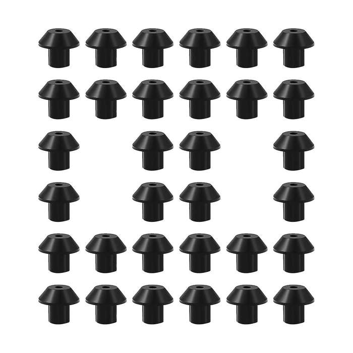 32pcs Wb2k101 Range Grate Rubber Feet Kit with Ken-more Stove Grate Bumpers Replace , 247410