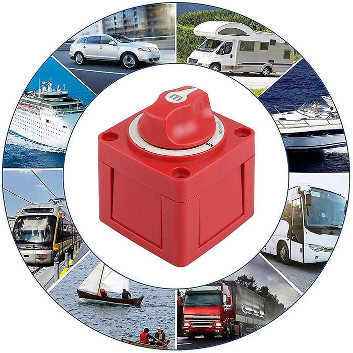32V Battery Switch On/of Dual Circuit Waterproof Protected Marine Boat Battery Isolator Switches for