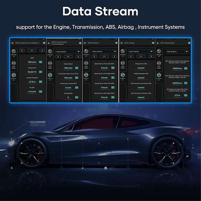 3310 Car Code Reader Bluetooth OBD2 Scanner Diagnostic Tool Fit for SEAT for IOS/Android