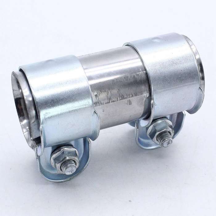 35mm x 95mm Pipe Connector Double Clamp Exhaust System Pipe Connector for Exhaust System Car Tools C