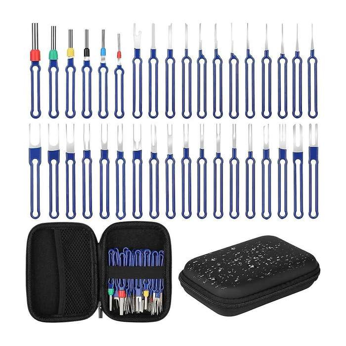36PC Terminal Removal Tool Kit Pin Extractor Tool, Terminal Ejector Kit, Electrical Wire Connector P
