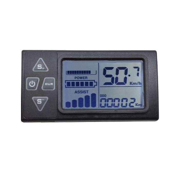 36V 48V S861 Lithium Battery LCD Liquid Crystal Electric Vehicle Mountain Bike Scooter Speedometer