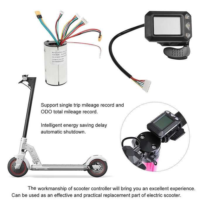 36v Electric Scooter Controller+lcd Display Accelerator+brake Motor Controller Electric Scooter Acc
