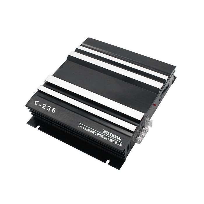 3800w High Power Car Sound Amplifier 2-channel Car 12v Amplifier Stereo Car Audio Receiver for Car A