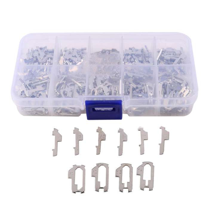 380PCS LOCK Plate for HON66 Lock Reed Car Lock Repair Accessories Kits NO1-6 Each 50Pcs NO1-4 Each 2