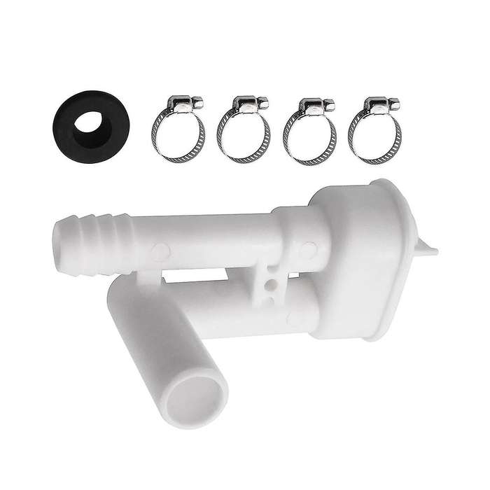 385316906 Vacuum Breaker Toilet Water Valve Kit without Hand Sprayer Hook Up, for , VacuFlush, Trave