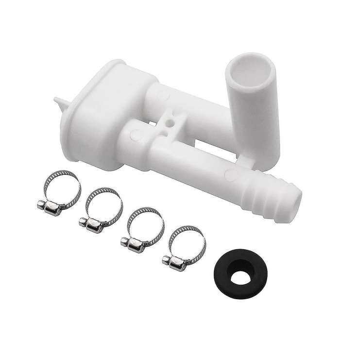 385316906 Vacuum Breaker Toilet Water Valve Kit without Hand Sprayer Hook Up, for , VacuFlush, Trave