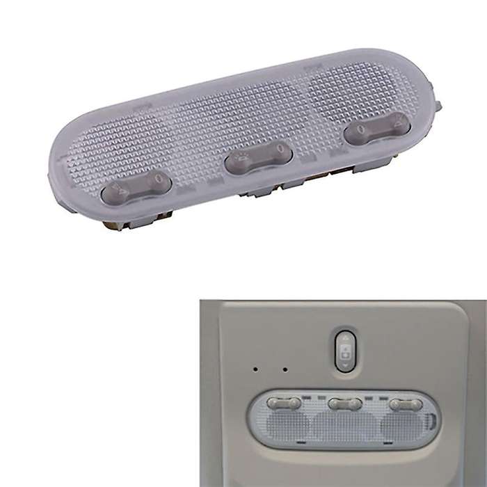 3-Button Car Interior Rear Lamp Dome Reading Light Ceiling Lamp for Sunny March