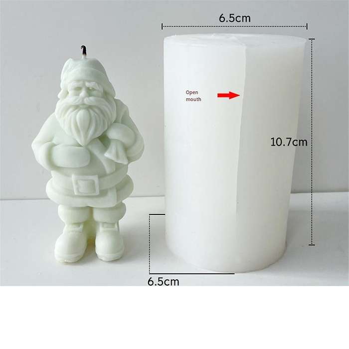 3d Diy Cute Candle Silicone Mold Chocolate Cake Soap