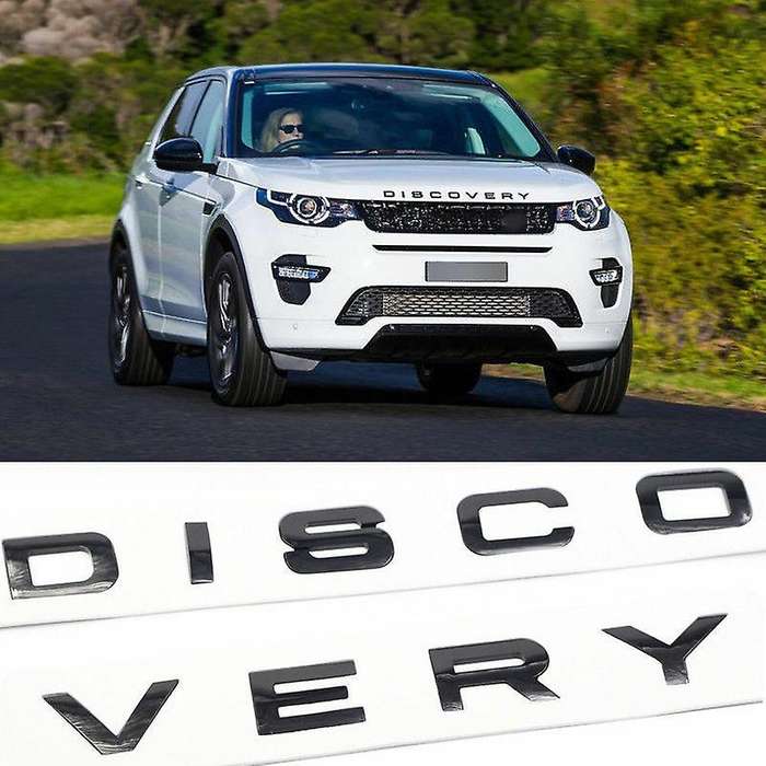 3D Glossy Black Letter Car Rear Front Decal Sticker Compatible Land Rover
