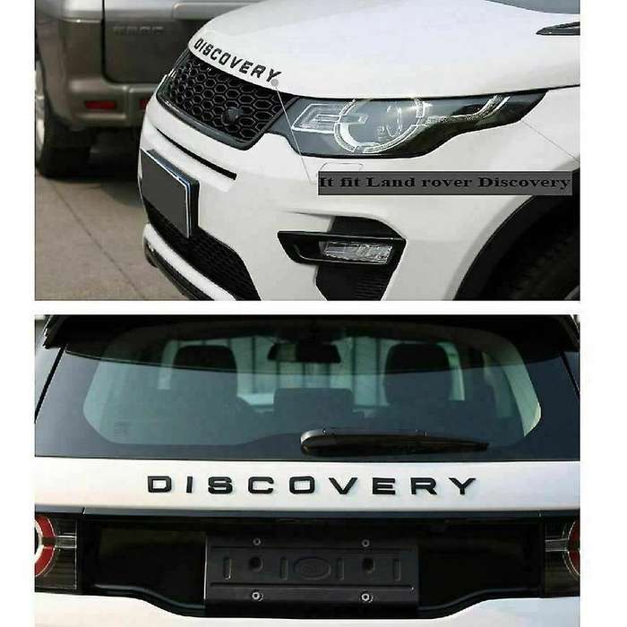 3D Glossy Black Letter Car Rear Front Decal Sticker Compatible Land Rover