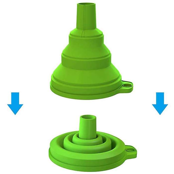3d Printer Accessories Silicone Collapsible Funnel with Stainless Steel Resin Filter Cup for Lcd Fo