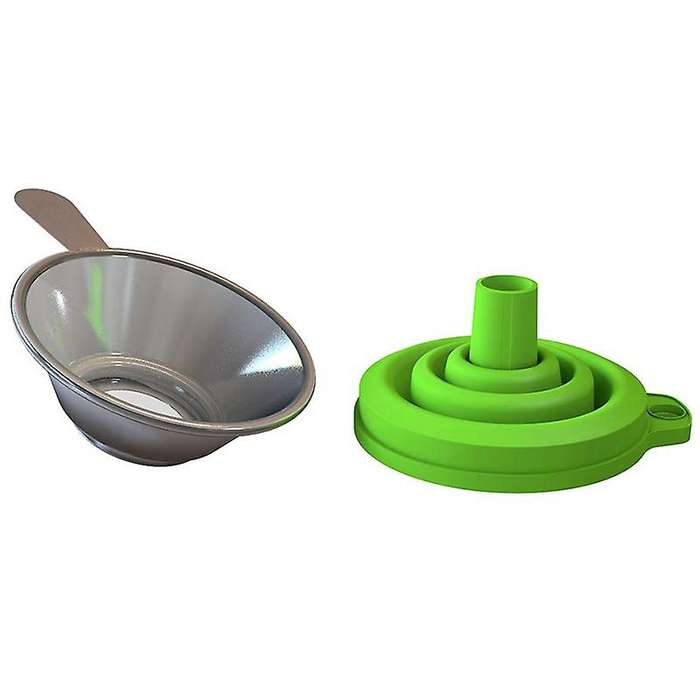 3d Printer Accessories Silicone Collapsible Funnel with Stainless Steel Resin Filter Cup for Lcd Fo
