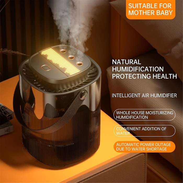 3l Three Nozzle Air Humidifier Wireless Humidifier Essential Diffuser Usb Air Diffuser Mist Maker