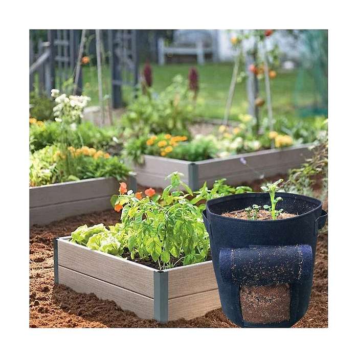 3-pack 10 Gallon Potato Grow Bag, Grow Bags with Handles and Visualized Flap, Thickened and Breatha