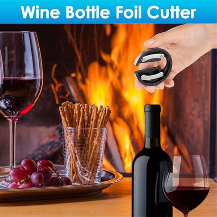 3Pack Wine Foil Cutter, Stainless Steel Wine Foil Cutter Tool, Foil Cutter for Wine Bottles, Party G