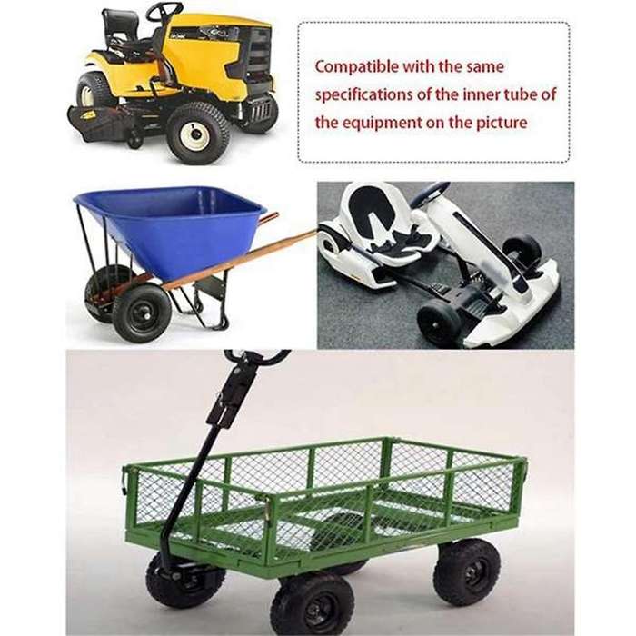 3pcs 4.10/3.50-4 Inner Tube for Wheelbarrows , Mowers Carts Electric Three-Wheel Four-Wheel Scooter