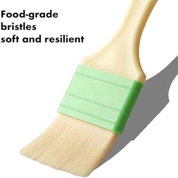 3Pcs Basting Pastry Brush, Cooking Brush Set,Grill Brush, Food Brush for Baking, Perfect for Marinad