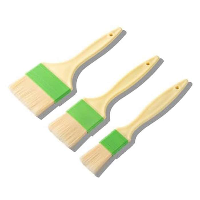 3pcs Basting Pastry Brush, Cooking Brush Set,grill Brush, Food Brush for Baking, Perfect for Marina