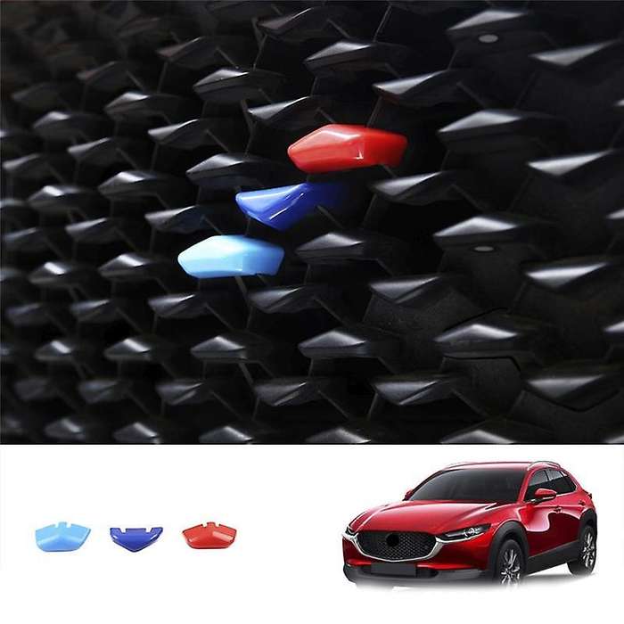 3Pcs Car Front Grille Trim Strip Cover Bumper Stripes Cover Stickers for -30 CX30 2022+