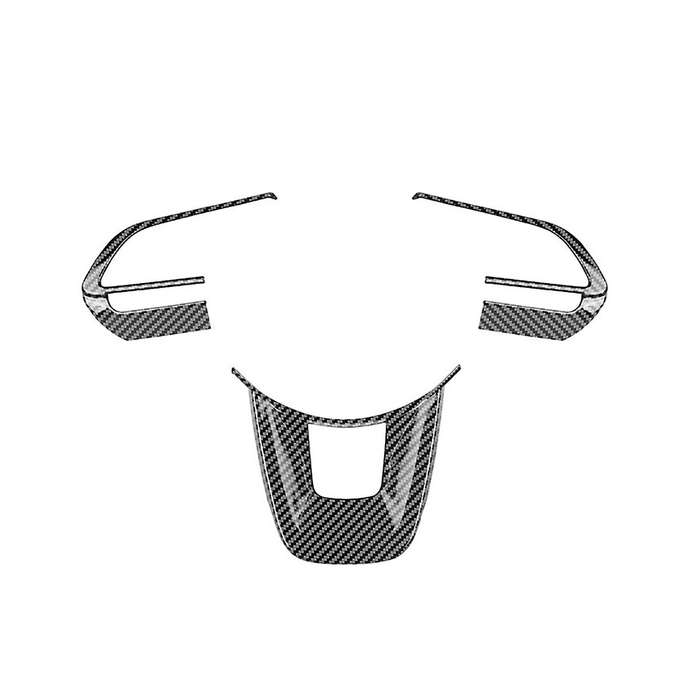3pcs Carbon Fiber Steering Wheel Trim for Toyota Raize 200 Series