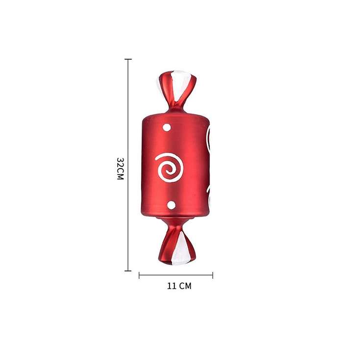 3Pcs Christmas Decorate Big Candy Cane DIY Christmas Pendant Home Christmas Party Favor New Year Gi