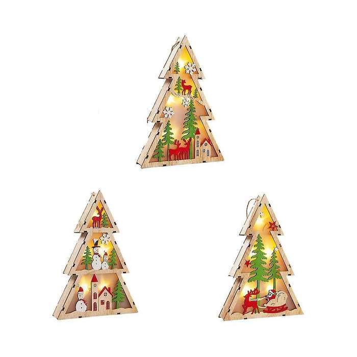 3pcs Decorations Party Supplies Diy Christmas Hanging Decoration