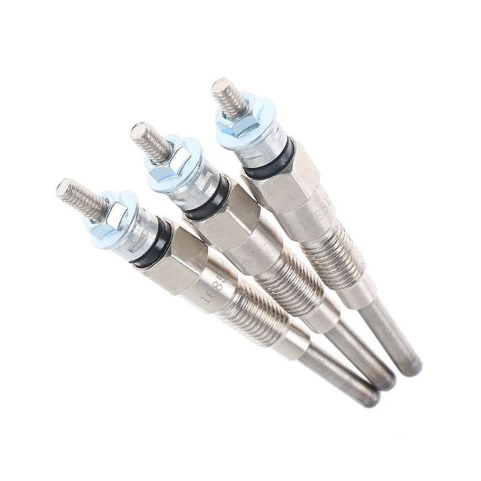 3pcs Engine Heater Glow Plugs 8mm for Tractor B21 B1700d B1700e Part Number 16851-65512 16851-65510