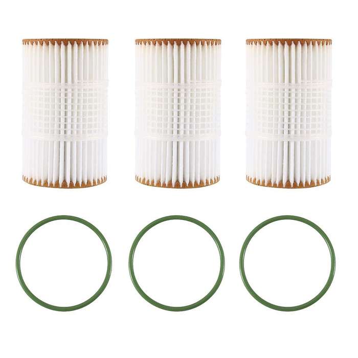 3pcs Engine Oil Filter for A5 S5 A6 A7 3.0t 06e115466b / 06e115466e / 06e115562h