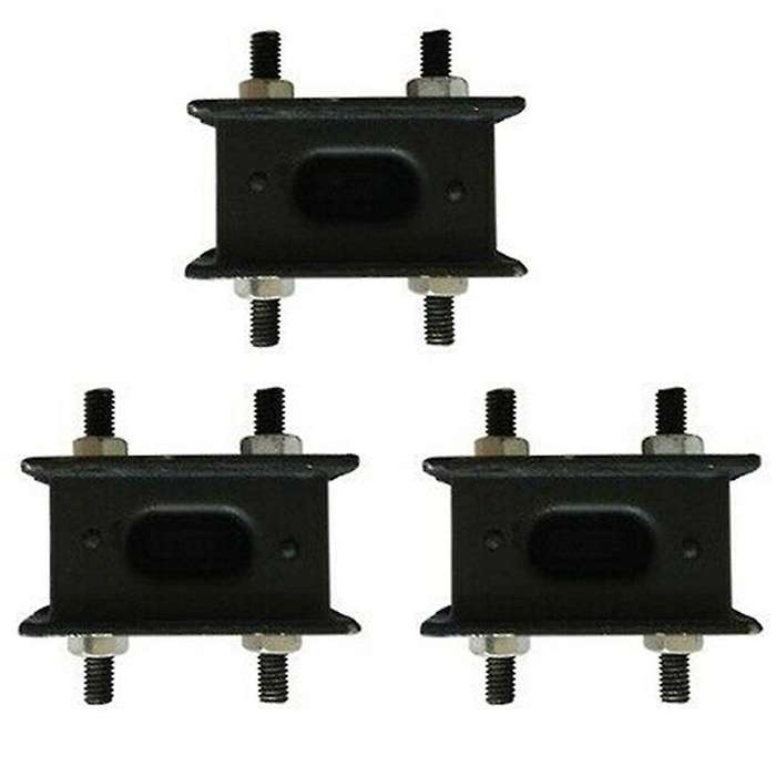 3Pcs Exhaust Pipe Mounting Cushion Exhaust Pipe Rubber for 1981-1992 Land Cruiser FJ60 FJ62 FJ80 BJ6