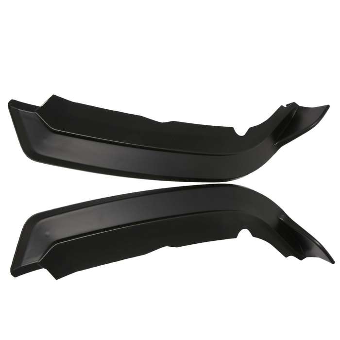 3PCS Front Bumper Body Kit Front Splitter Spoiler Cover Trim for 2019-2020 Matte Black