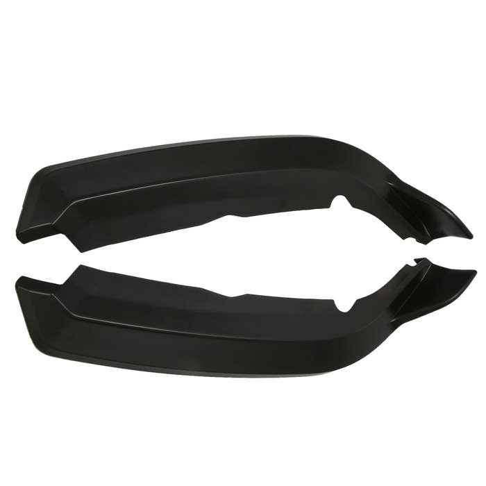 3PCS Front Bumper Body Kit Front Splitter Spoiler Cover Trim for 2019-2020 Matte Black