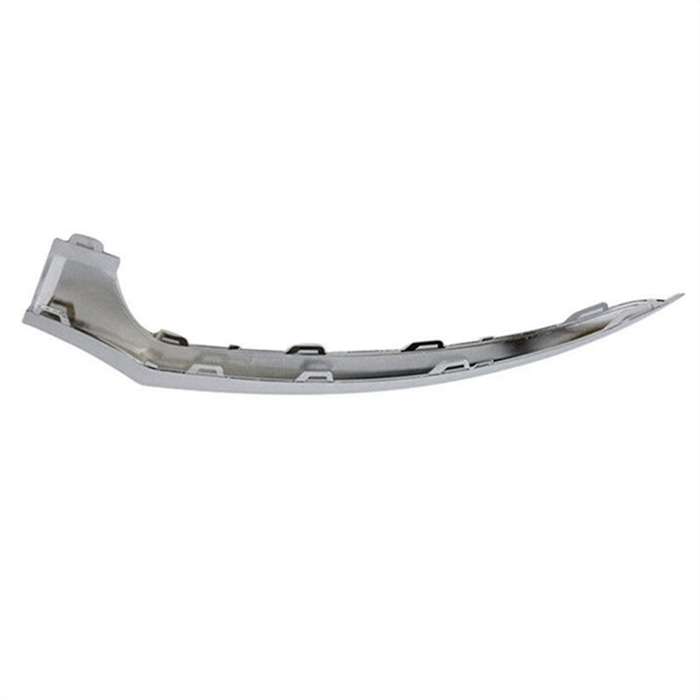 3Pcs Front Bumper Lower Lip Chrome Trim Strip for -Class W218 15-18 A2188851574 A2188851674 A2188851