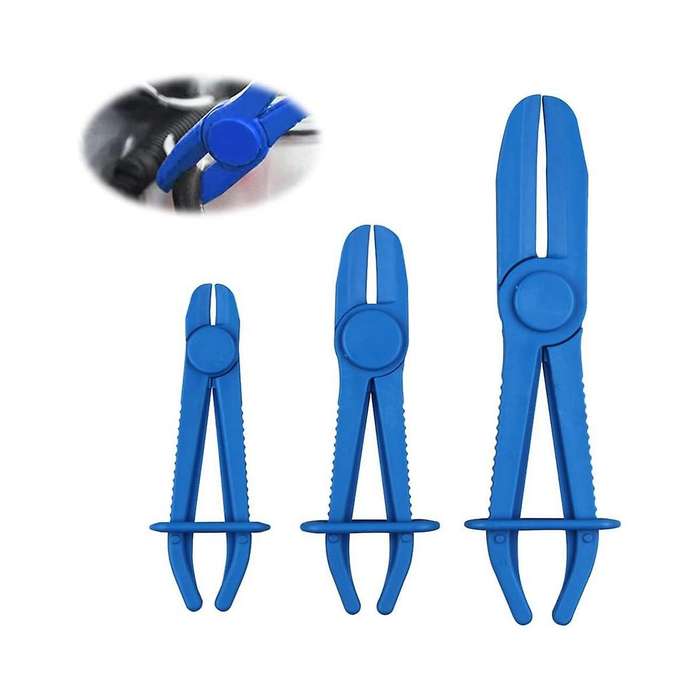 3pcs Hose Pinch Off Pliers, Line Clamp Pliers Set for Flexible Hoses, Gas Lines, Radiator, Brake, Co