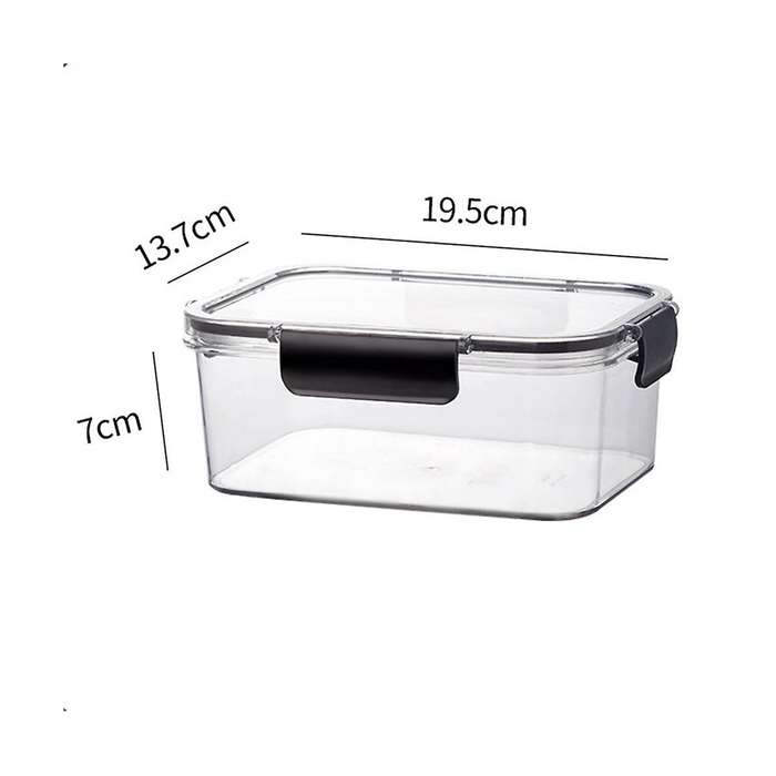 3pcs Refrigerator Food-grade -keeping Box Freeze Food Sealed Box with Lid, Suitable for Vegetables a