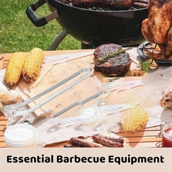 3pcs Sausage Turning Tongs,Kitchen Cooking Tongs,BBQ Tongs for Grilling,BBQ Sausage Grill Tongs,Long